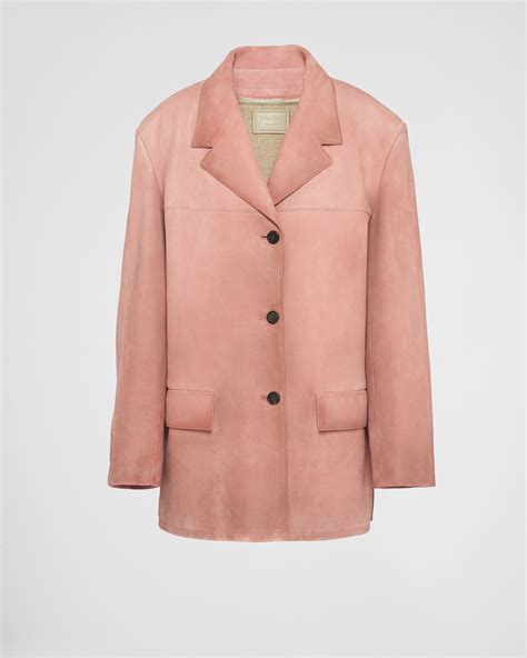 Petal Pink Suede Jacket 